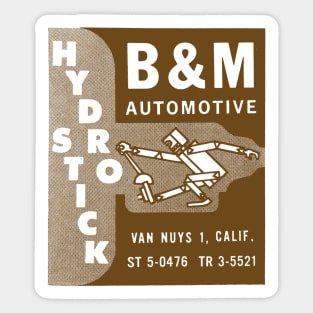 Old Hot Rod advert in tan Sticker